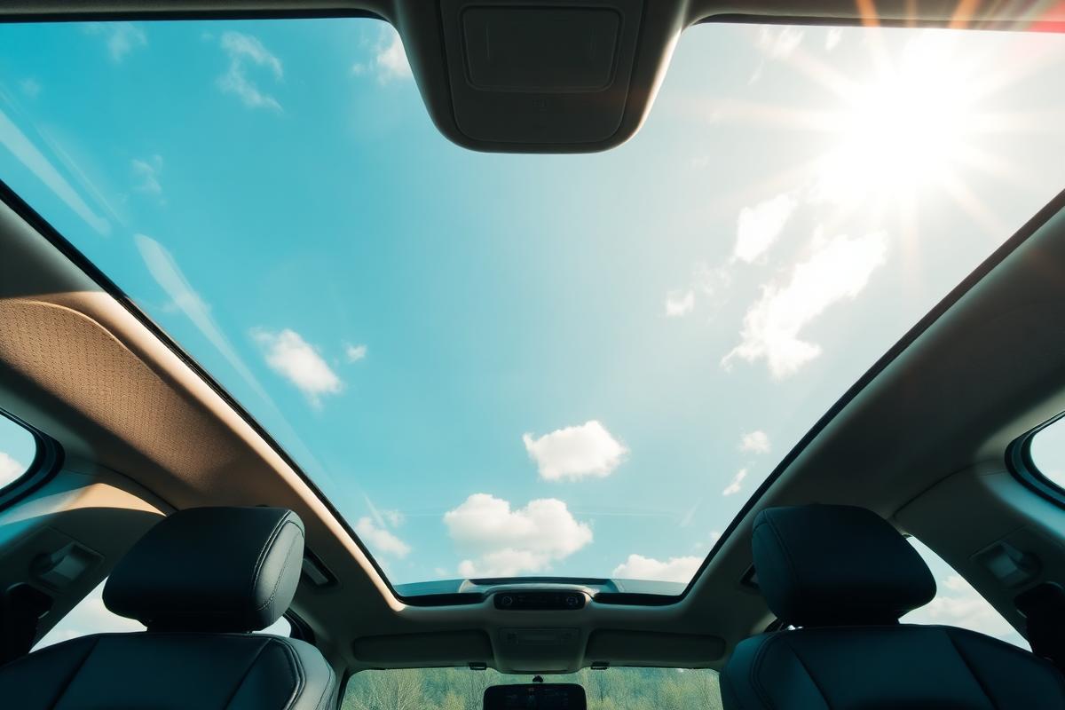 Panoramic sunroof Chery